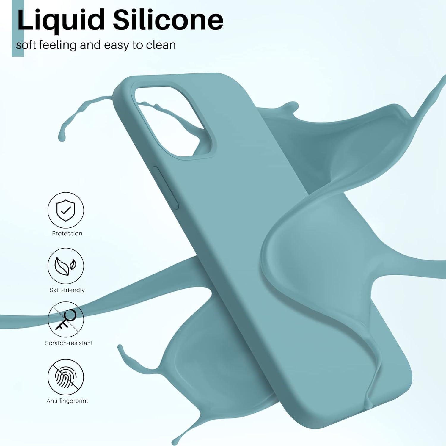 Silikon Case für iPhone 12 Mini 5,4 Schutz Hülle Kaktus