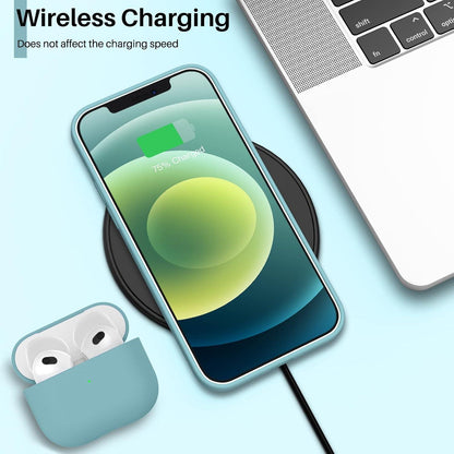 iPhone 12 Mini 5,4 Silikon Case Ultra Dünn Schutz Flüssig Kaktus