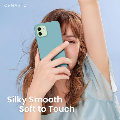 Silikon Case iPhone 12 Mini 5,4 Schutzhülle Kaktus Ultra Dünn Flüssig