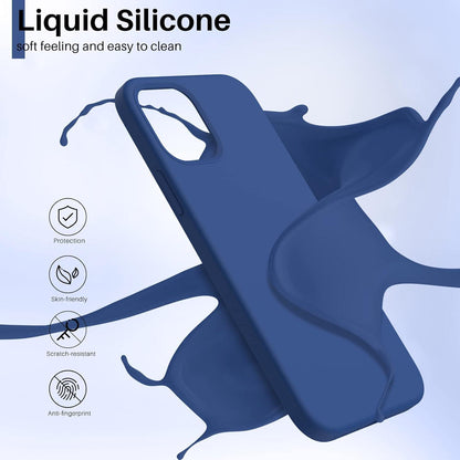 iPhone 12 Silikon Case Hülle - Ultra Dünn Voller Schutz Flüssig