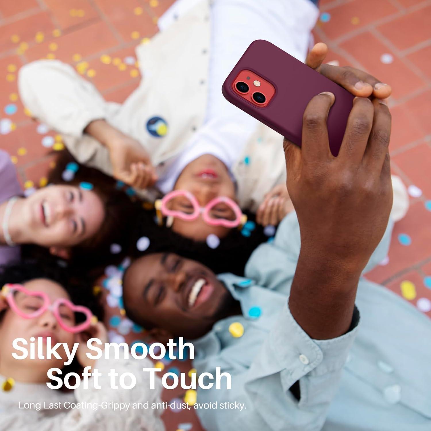 Silikon Case iPhone 12 Mini 5,4 Hülle Voller Schutz Flüssig Silikon