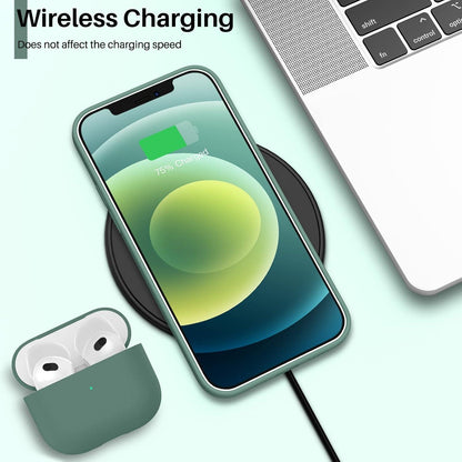 ORNARTO iPhone 12 Pro 6,1 Silikon Case Flüssig Hülle Vollschutz