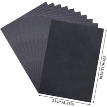 100 Blatt Kohlepapier mit 5 Prägestift Set, A4