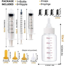 Haustier Aufzuchtflasche 50ml Welpenfütterungsset mit