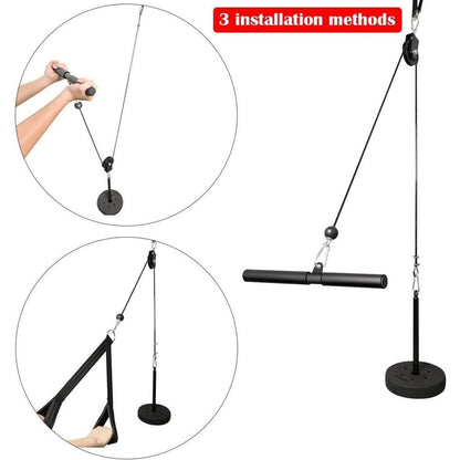 LFJ Profi Latzug Fitness Kabelzug Unterarmtrainer für