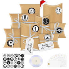 Adventskalender zum Befüllen und Basteln, 24