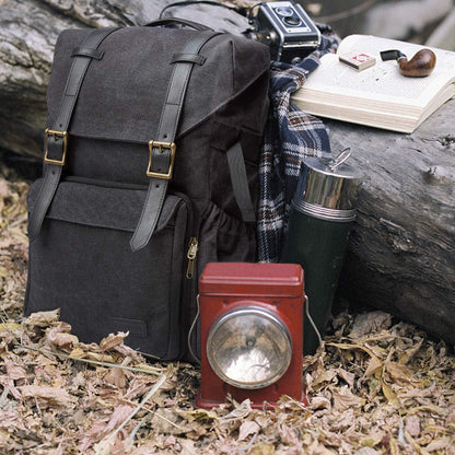 Fotorucksack DSLR Kamerarucksack Canvas Diebstahlsicher