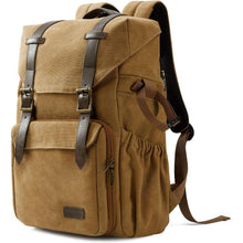 Fotorucksack wasserdicht mit Laptopfach und Regenschutz Khaki