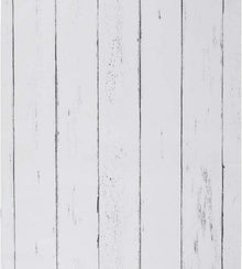 Selbstklebende Tapete Holzoptik Weiß 44.5x1000cm