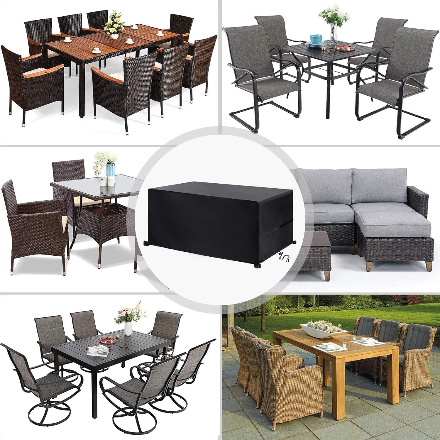 Abdeckung für Gartenmöbel 200x160x70cm wasserdicht UV-Schutz