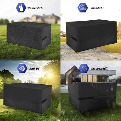 YoungBee Schutzhülle für Gartenmöbel 185x122x74cm - Wasserdicht, UV-beständig, Schwerlast Oxford-Gewebe