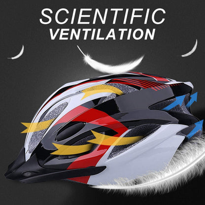 Fahrradhelm Herren Damen Visier Abnehmbar EPS PC MTB Helm 18