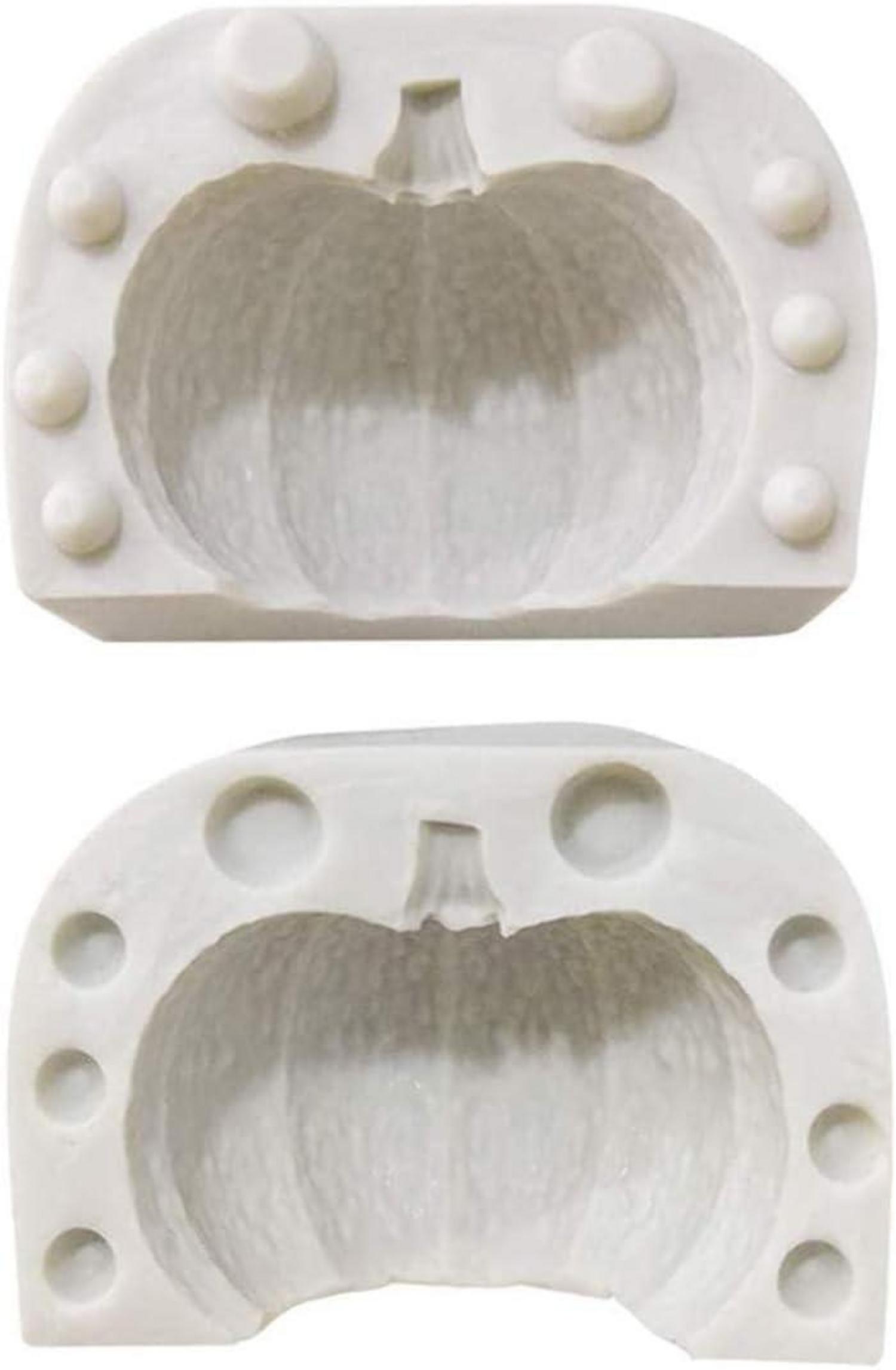 3D Kürbis Silikonform Halloween Kerze Seife Schokolade Kuchen