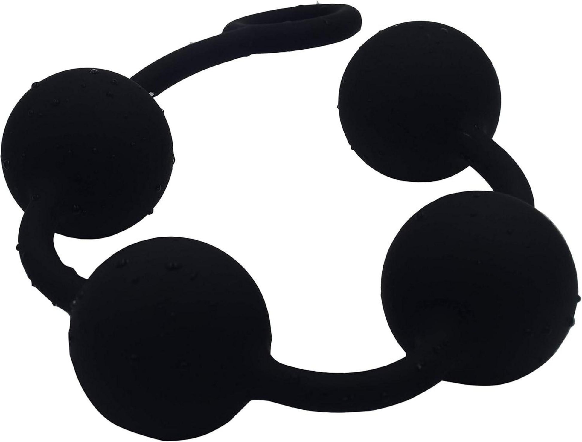Anal Kette mit 4 Silikon Kugeln Analkugeln Anus Masturbator SM
