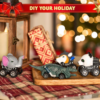 Adventskalender Kinder mit 24 Monster Truck Spielzeugen
