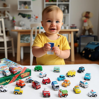 JOYIN 2024 Adventskalender Kinder Weihnachten Countdown Auto