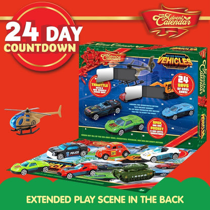 JOYIN Adventskalender Kinder Diecast Autos Baustellen