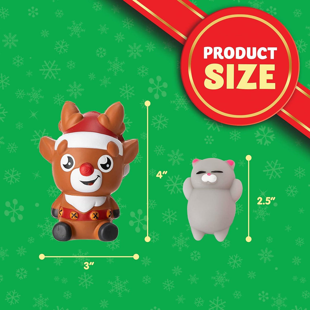 Adventskalender 2023 Kinder Weihnachten Mochi Tier Squishys 24 Tage Countdown