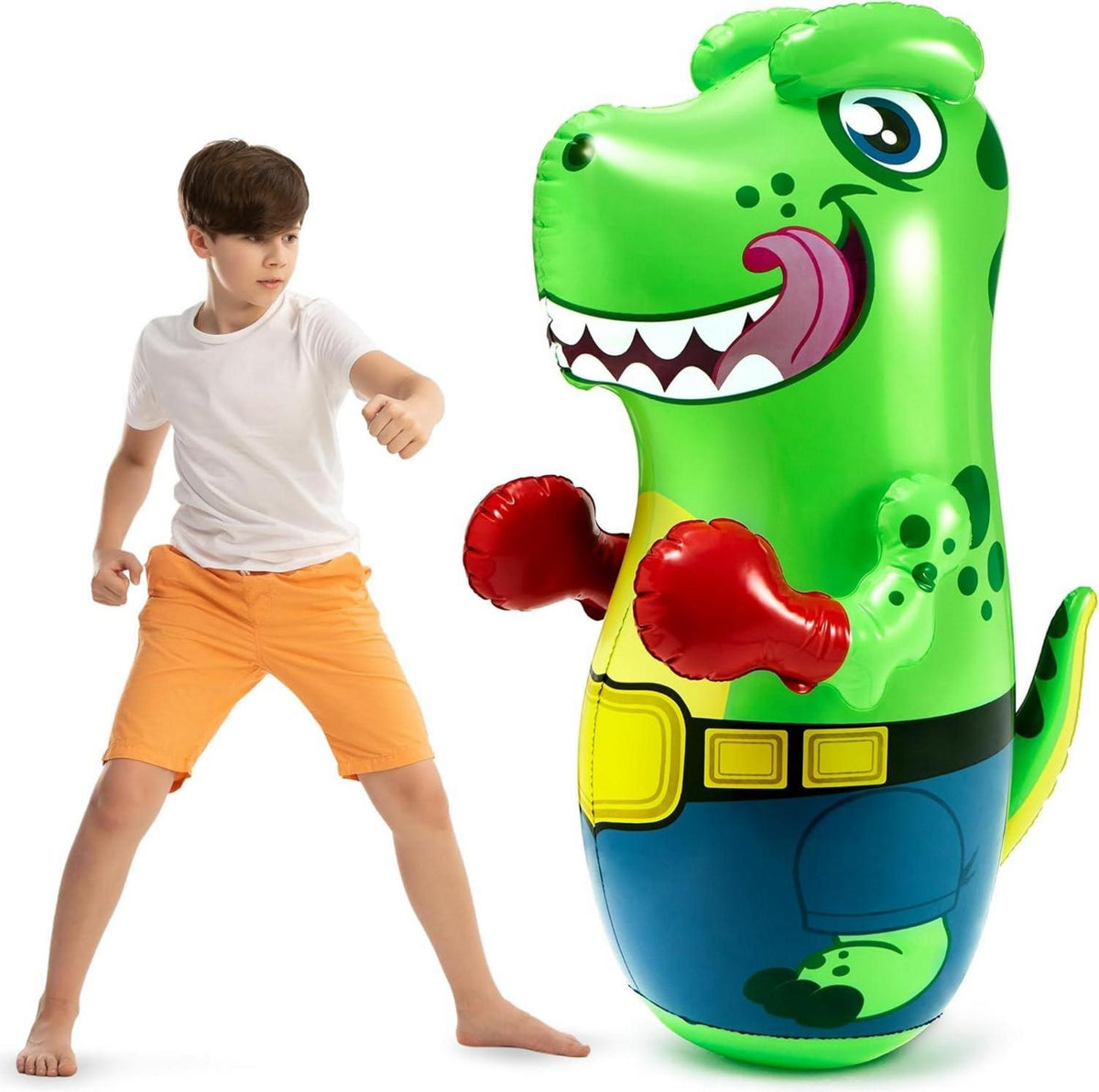Aufblasbarer Boxsack T-Rex Dinosaurier Bopper 47 Zoll Fitness