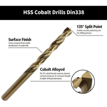 Metallbohrer Set HSS M35 Cobalt 25tlg 1-13mm geschliffen