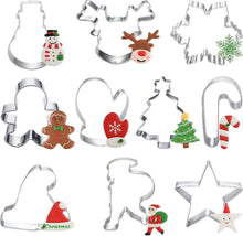 Weihnachts Ausstechformen Set 10-teilig Edelstahl sichere