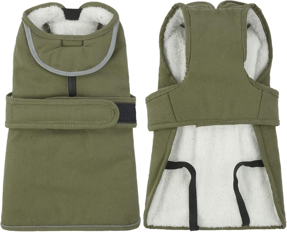 Kuoser Hundemantel Winter Fleecejacke wasserdicht XS-3XL