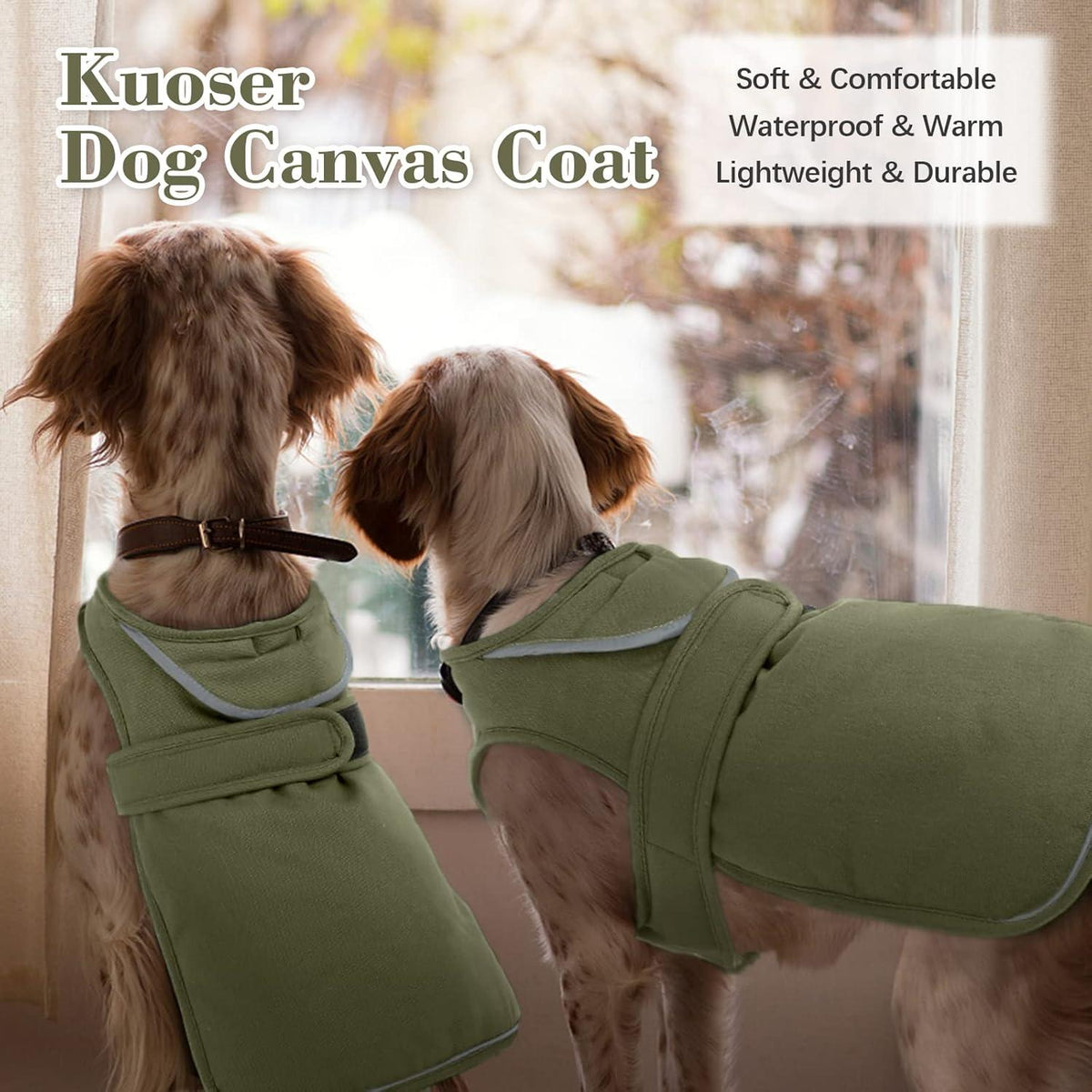 Leinwand Haustier Hund Wintermantel Reflektierende Fleecejacke