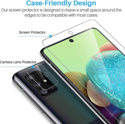 Schutzfolie und Kamera Glas Samsung Galaxy A71, 9H Härte, HD Display