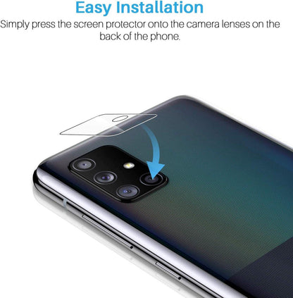 Schutzfolie + Kamera Glas Samsung Galaxy A71 6er Set HD Klar 9H Härte