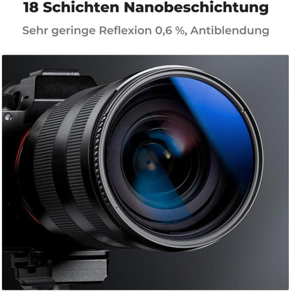 67mm Polfilter CPL Filter Objektivdeckel Halter