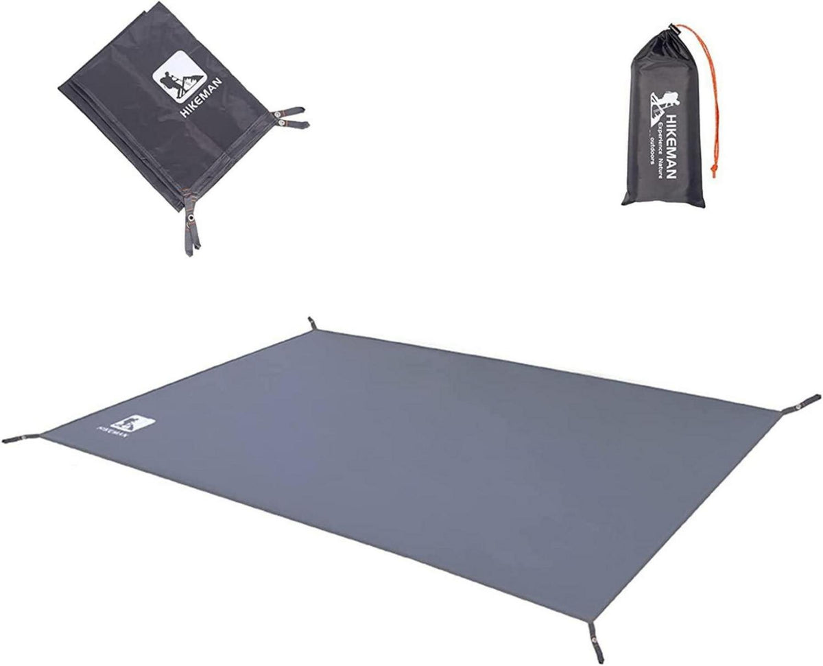 Zeltplane HIKEMAN Wasserdichtes Campingzelt Tarp Grau 210x210cm