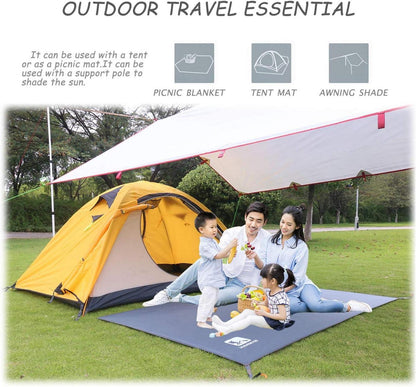 HIKEMAN Zeltplane Camping Mehrzweck Wasserdichtes Zeltunterlage Tarp 210x210cm