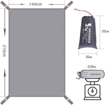 HIKEMAN Zeltplane Camping Mehrzweck Tarp wasserdicht