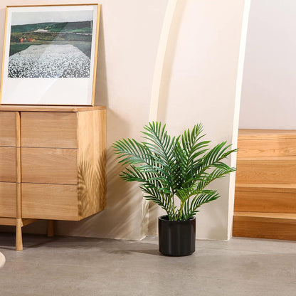 Fopamtri Kunstpalme 60cm im Topf Künstliche Pflanze Tropical