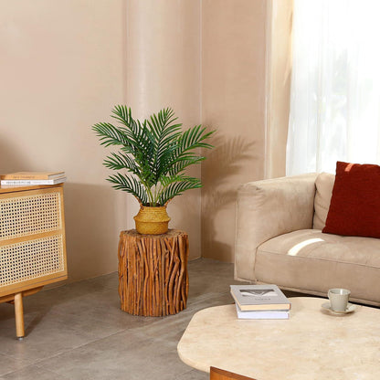 Fopamtri Kunstpalme 60cm im Topf Künstliche Pflanze Tropical