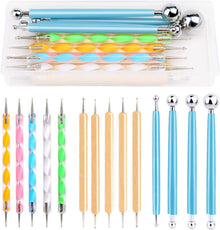 Punktierung Werkzeug Set Dotting Tools für Steine mit Aufbewahrungsbox