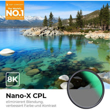 82mm Nano X-Serie Polfilter CPL Filter MRC 28x vergütet
