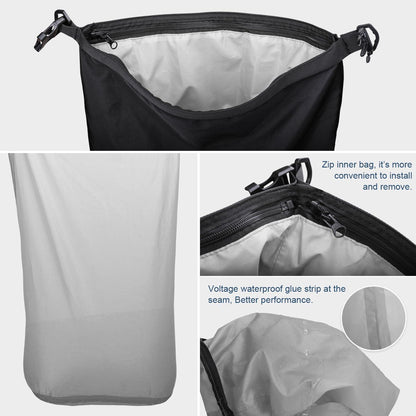 Motorradtasche Multifunktional 30L Gelb Wasserdicht mit Schultergurt