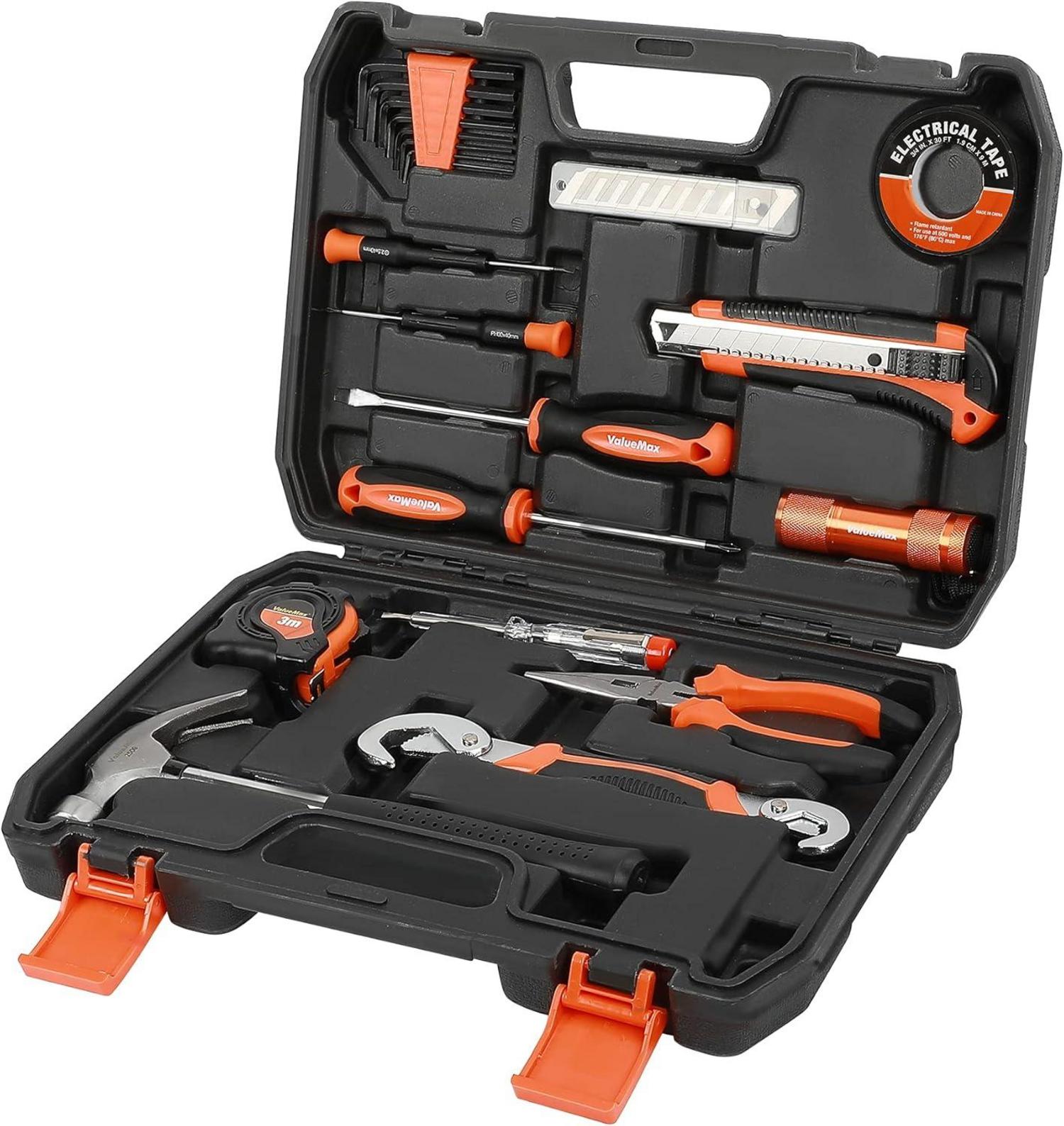 30tlg. Werkzeugkoffer Set für Haushalt Reparatur und Heimwerker