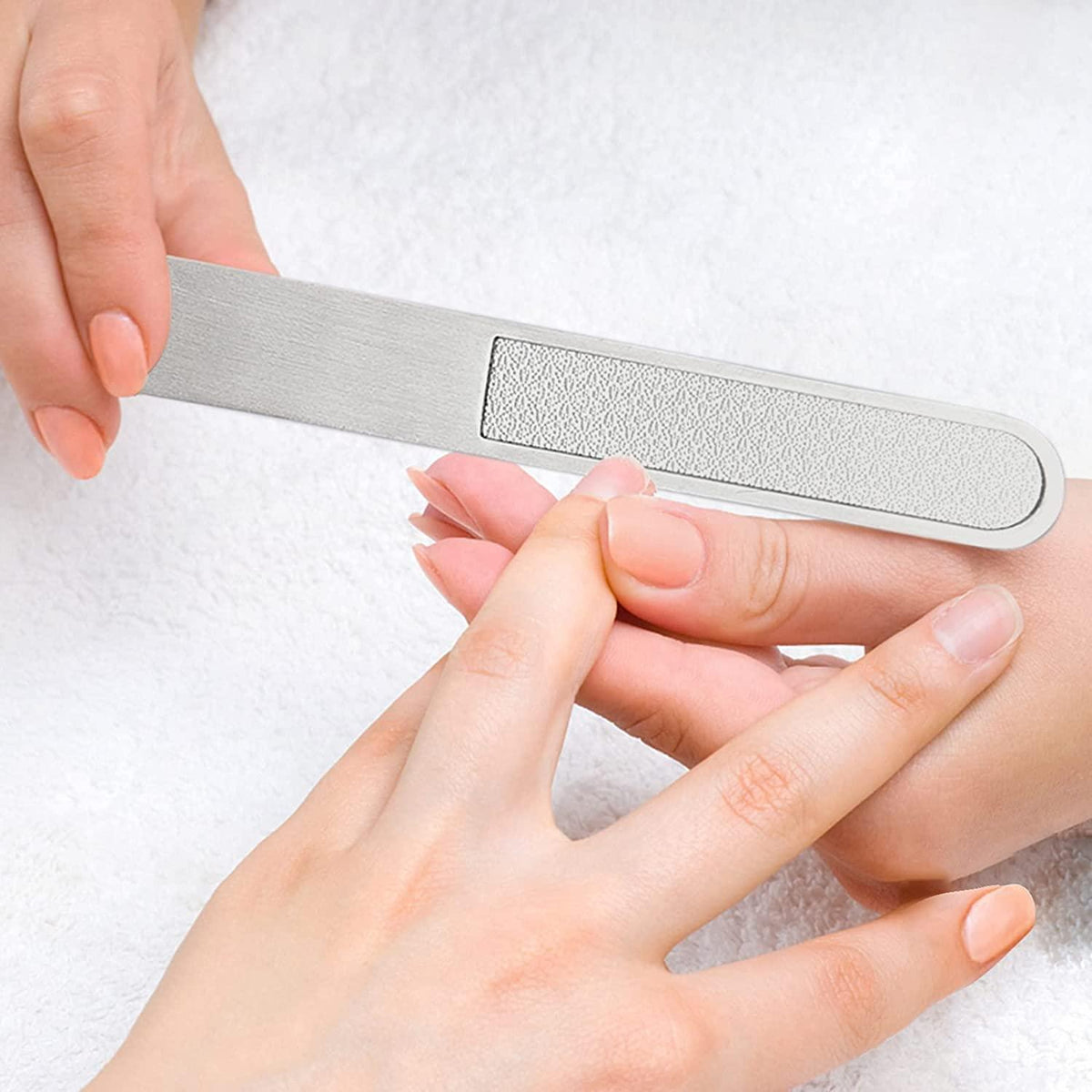 Nagelknipser Set Edelstahl – Großer & Kleiner Knipser + Nagelfeile