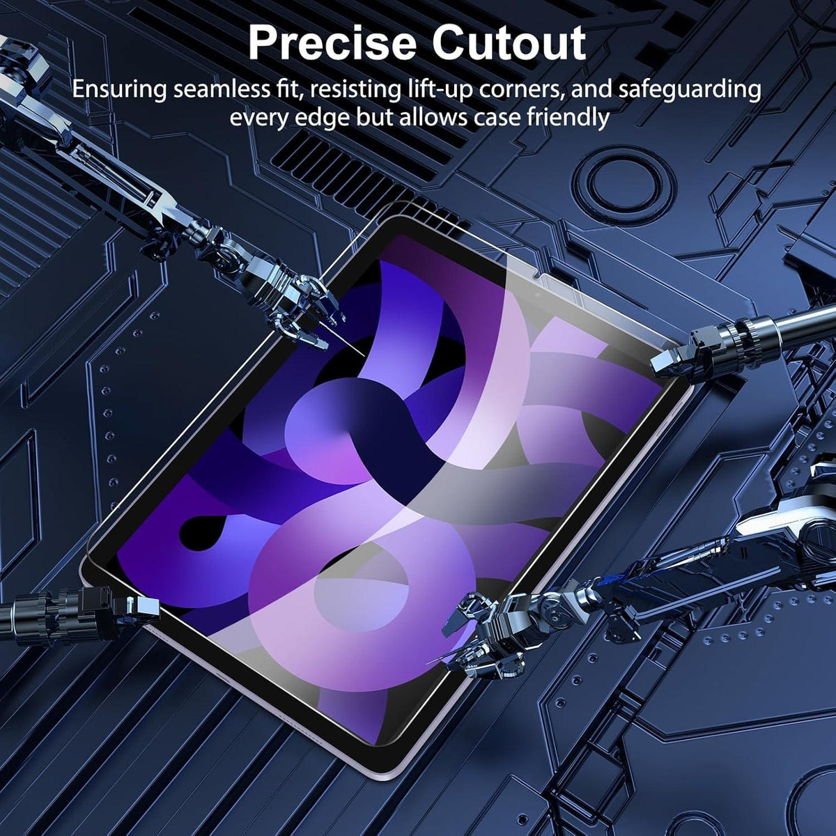SPARIN Schutzfolie für iPad Air 5 und 4, 9H Härte, 10,9 Zoll