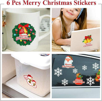 Weihnachten Schneeflocken Fensterbilder PVC Aufkleber 96 Selbstklebend