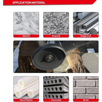Diamant-Trennscheiben 2er-Set 230mm für Stahlbeton, Metall & mehr