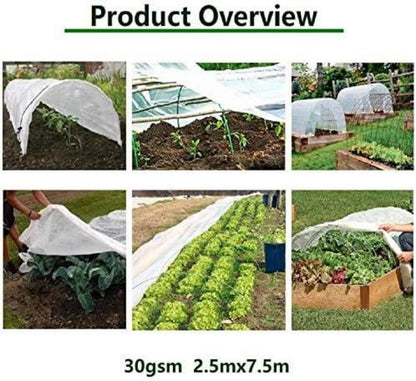 Wintervlies Pflanzen 2x10M Schutzvlies Gartenvlies Frostschutz Wind Kälte