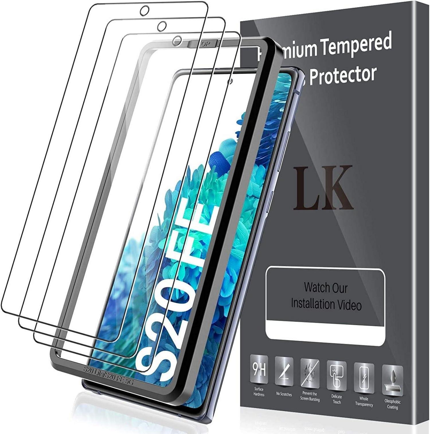 Schutzfolie Samsung Galaxy S20 FE 4G/5G 3er Pack 9H Härte HD