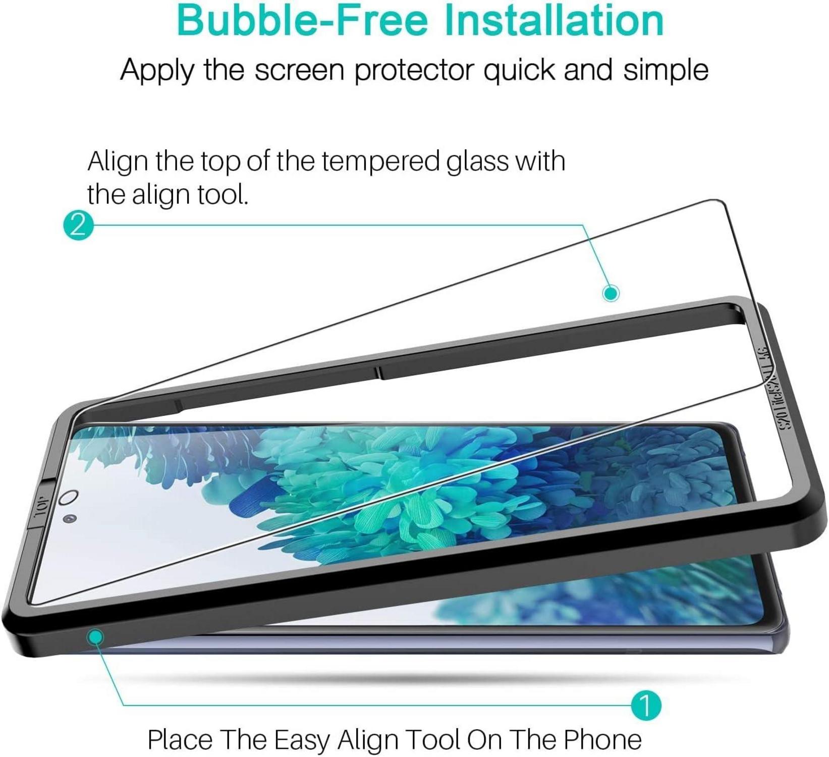 Schutzfolie Samsung Galaxy S20 FE 4G/5G 3er Pack 9H Härte HD