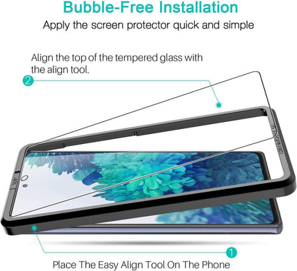 Schutzfolie Samsung Galaxy S20 FE 4G/5G 3er Pack 9H Härte HD