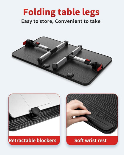 Verstellbarer Laptop-Schreibtisch Laptoptisch Schoßschreibtisch Sofa Couch Bett