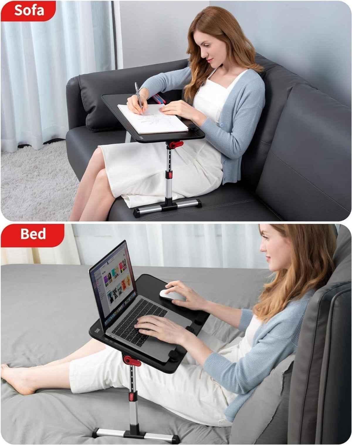 Laptop-Schreibtisch Verstellbarer Ständer tragbarer Laptoptisch für