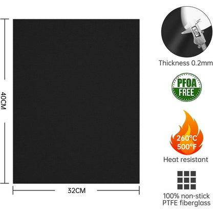 8er Set Grillmatte für Gasgrill  Antihaft Teflon 40x32cm